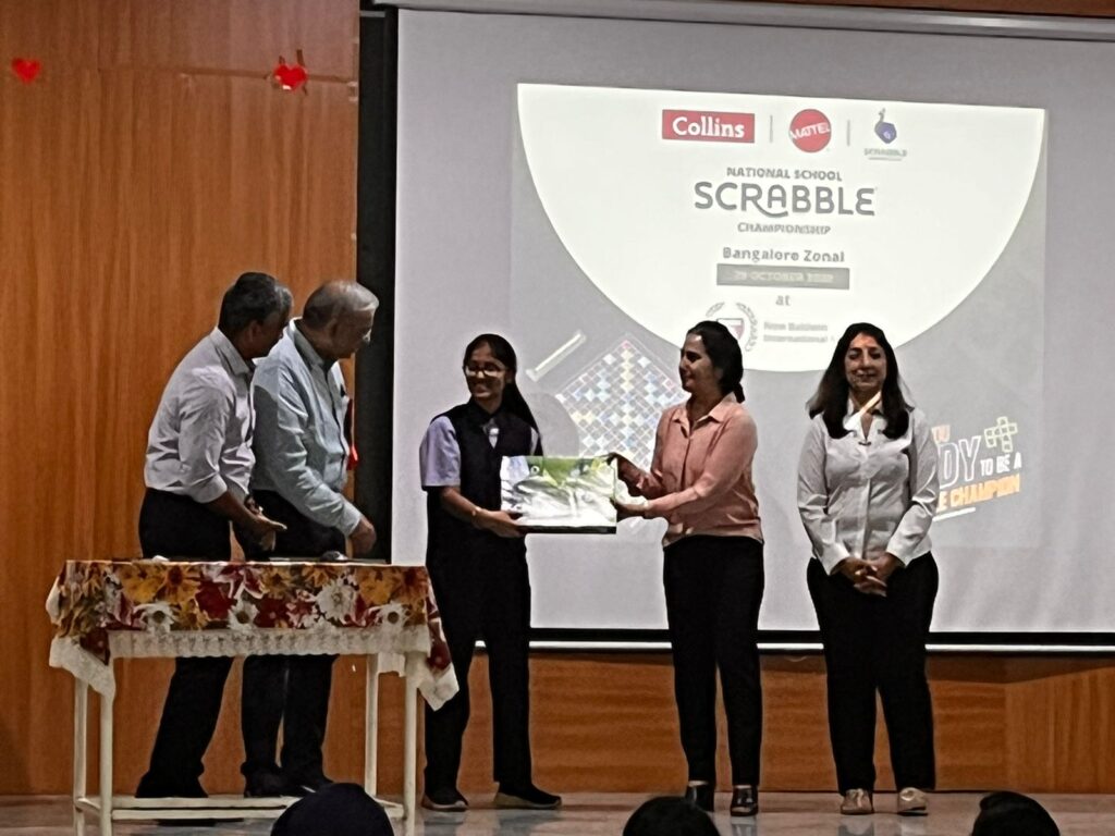 'Mahi jain of grade 8 participated in the state level competition at Bangalore and has secured 9th place . It is an achievement to the school to perform and set a mark'